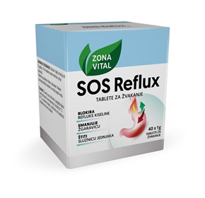 Zona Vital SOS Reflux tablete za žvakanje
